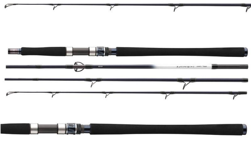 Daiwa prút grandwave travel 2,4 m 50-125 g 4 diely.
 Verziu 2,4 m je možné použiť ako z lode, tak z brehu a ponúka maximálny zážitok zo zdolávania rôznych druhov tresiek.