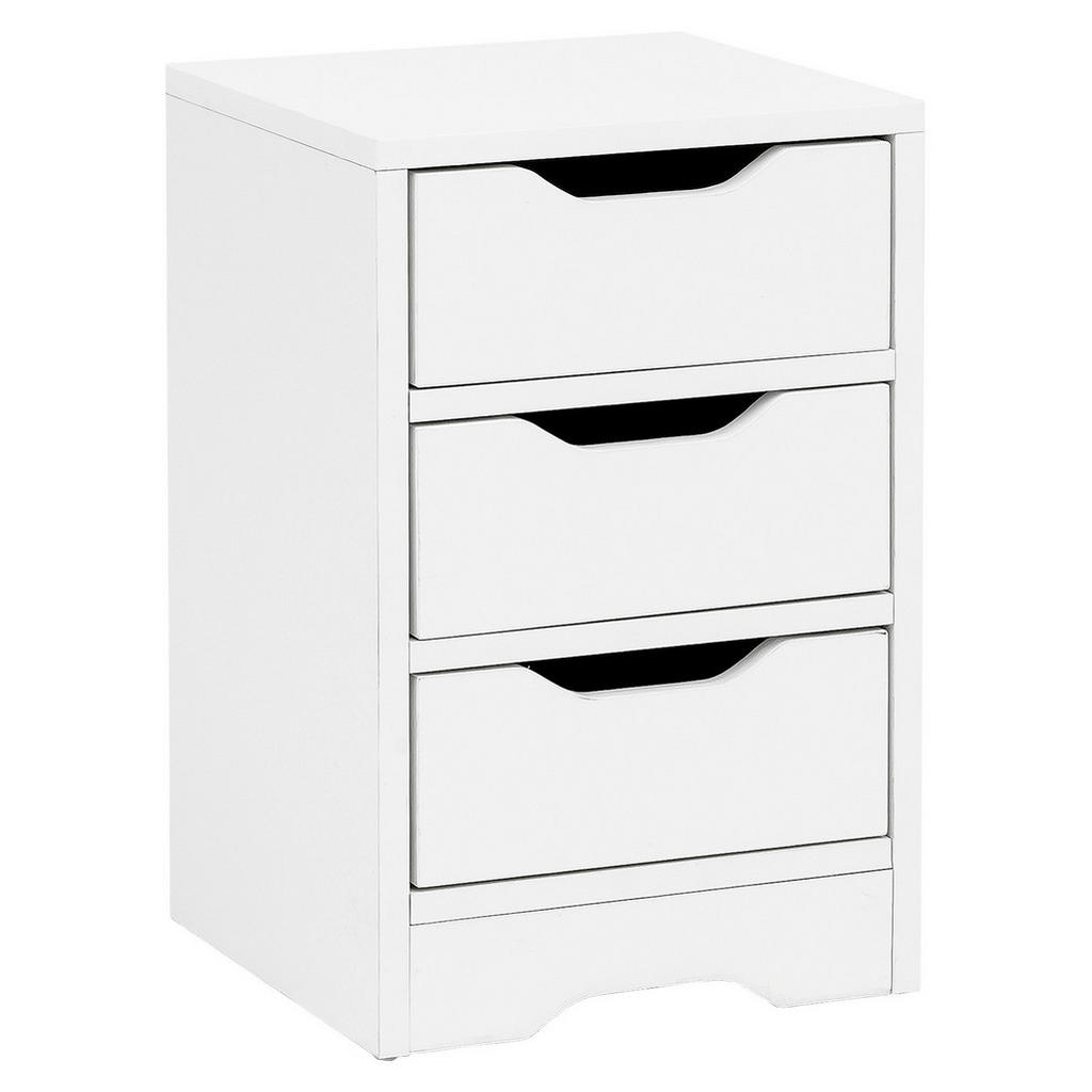 MID.YOU NOČNÝ STOLÍK, biela, 31/49/31 cm.