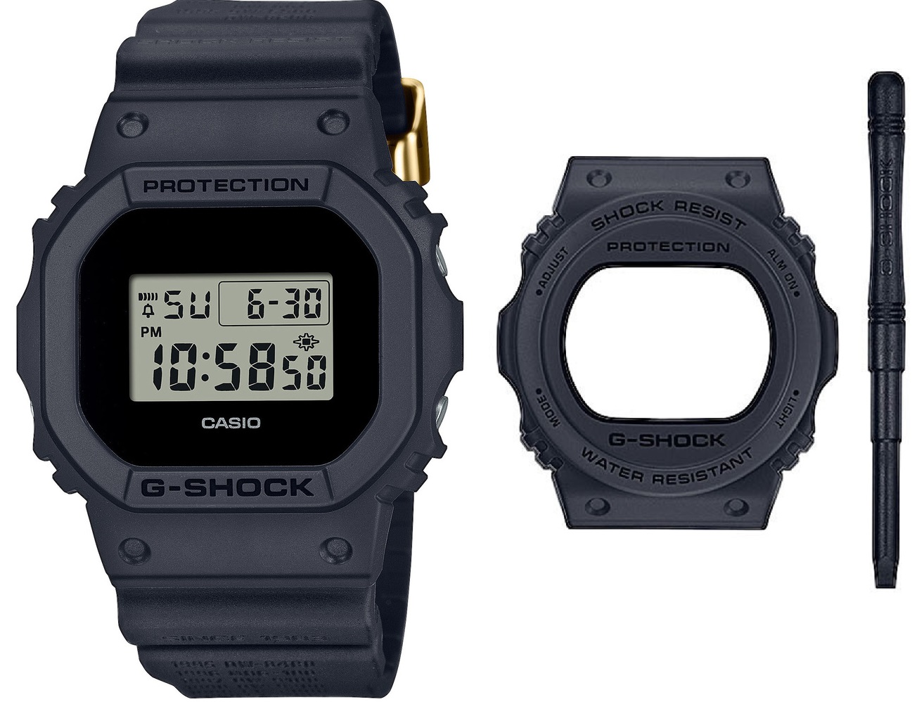 Casio SET G-SHOCK The Origin 40th Anniversary REMASTER BLACK DWE-5657RE-1ER (322).