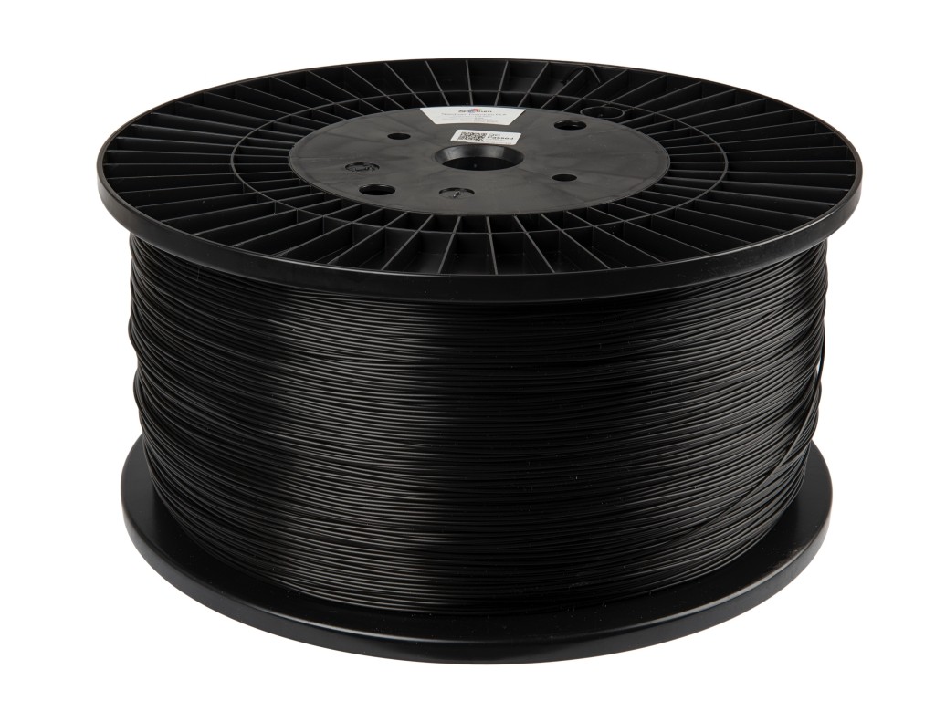 Spectrum 80669 3D filament, PLA Premium, 1,75mm, 8000g, DEEP BLACK.
Vlastnosti materiálu

vyrobené z plne biologicky rozložiteľných surovín
dobré mechanické vlastnosti (vysoká tvrdosť a pevnosť v ťahu)
jednoduché použitie
vysoká estetika výsledného potlačeného povrchu
materiál vhodný na vytváranie dielov s vysokým rozlíšením
vysoká tuhosť tlačených dielov
relatívne nízka teplota tavenia
žiadne zmršťovanie po ochladení
široká škála dostupných farieb
teplota tepelnej deformácie 55 °C



Aplikácie

vzdelávacie projekty
prototypovanie
vizualizácia hotových výrobkov a polotovarov
priemyselný dizajn
dizajn interiérov
koncepčné modely