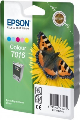 Epson T016401 farebná (color) originálna cartridge.
Originálna cartridge = záruka priamo od výrobcu tlačiarne
100 % použitie v tlačiarni - spoľahlivá a bezproblémová tlač
Použitím originálnej náplne predlžujete životnosť tlačiarne
Overená špičková kvalita - jasný a čitateľný text, jemná grafika, kvalitnejšie obrázky
Použitie originálnej kazety ponúka rýchly a vysoký výkon a pritom stabilné výsledky = EFEKTÍVNA TLAČ
Jednoduchá inštalácia a údržba
Zabezpečujeme bezplatnú recykláciu originálnych náplní
Garancia Vašej spokojnosti s použitím našej originálnej náplne

Kód výrobcu: C13T01640110