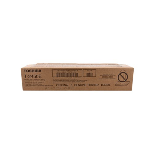Toshiba T2450E 6AJ00000088 čierny (black) originálny toner.
Originálny toner = záruka priamo od výrobcu tlačiarne
100 % použitie v tlačiarni - bezproblémové fungovanie s vašou tlačiarňou
Použitím originálnej náplne predlžujete životnosť tlačiarne
Osvedčená špičková kvalita - vysoko kvalitná a spoľahlivá tlač originálnou tlačovou kazetou od prvej do poslednej stránky
Trvalé a profesionálne výsledky tlače - dlhodobá udržateľnosť tlače
Kratšia prodleva pri tlači stránok
Garancia Vašej spokojnosti s použitím našej originálnej náplne
Zabezpečujeme bezplatnú recykláciu originálnych náplní
Zlyhanie náplne v menej ako 1% prípadov
Jednoduchá a rýchla výmena náplne

Kód výrobcu: 6AJ00000088