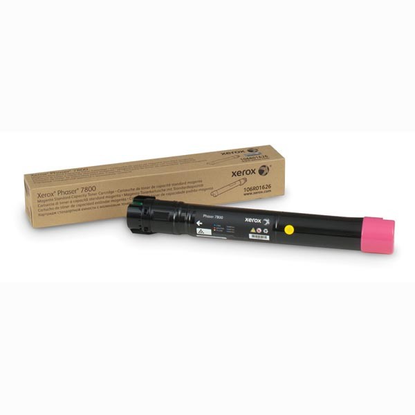 Xerox 106R01626 purpurový (magenta) originálny toner.
Originálny toner = záruka priamo od výrobcu tlačiarne
100 % použitie v tlačiarni - bezproblémové fungovanie s vašou tlačiarňou
Použitím originálnej náplne predlžujete životnosť tlačiarne
Osvedčená špičková kvalita - vysoko kvalitná a spoľahlivá tlač originálnou tlačovou kazetou od prvej do poslednej stránky
Trvalé a profesionálne výsledky tlače - dlhodobá udržateľnosť tlače
Kratšia prodleva pri tlači stránok
Garancia Vašej spokojnosti s použitím našej originálnej náplne
Zabezpečujeme bezplatnú recykláciu originálnych náplní
Zlyhanie náplne v menej ako 1% prípadov
Jednoduchá a rýchla výmena náplne

Kód výrobcu: 106R01626
