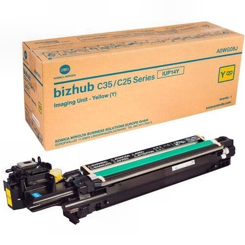 Konica Minolta IUP14Y A0WG08J žltá (yellow) originálna valcová jednotka.
Prečo kúpiť našu originálnu valcovú jednotku Konica Minolta?
 

Originálna valcová jednotka = záruka priamo od výrobcu tlačiarne
100% použitie v tlačiarni - bezproblémové fungovanie s vašou tlačiarňou
Použitím originálneho valca predlžujete životnosť tlačiarne
Osvedčená špičková kvalita - originálna tlačová (valcová) kazeta poskytuje mimoriadne výsledky
Trvalé a profesionálne výsledky tlače - dlhodobá udržateľnosť tlače
Produktivita tlače - rovnaká tlač počas celej životnosti valca
Maximálne jednoduchá obsluha rovná sa efektívna tlač
Garancia Vašej spokojnosti pri použití našej originálnej valcovej jednotky
Zabezpečujeme bezplatnú recykláciu originálnych náplní

A0WG08J