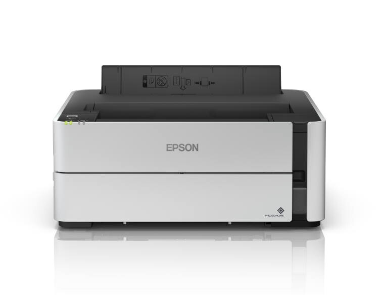 Epson EcoTank M1180 C11CG94403 atramentová tlačiareň.
Vysoká výťažnosť spolu s úspornou atramentovou technológiou spoločnosti Epson ponúka nízke celkové náklady na vlastníctvo aj nízke náklady na stranu.

Úspora času
Jedná sa o spoľahlivú tlačiareň bez atramentových kaziet so zdokonaleným spôsobom dopĺňania atramentu z fľaštičiek, ktorý znižuje potrebu údržby na minimum.

Úspora energie
Atramentová technológia nevyžaduje na rozdiel od laseru zahrievanie, vďaka čomu je energetická spotreba nižšia, a tým sú nižšie aj náklady na energie.

Možnosti pripojenia
Vďaka pripojeniu cez Wi-Fi, ethernetové rozhranie a USB a kompaktným rozmerom možno tlačiareň ľahko umiestniť na pracovný stôl a pripojiť k počítaču či notebooku používateľa.
Technológie
Metóda tlače: Tlačová hlava PrecisionCore™ TFP
Konfigurácia trysiek: 400 trysiek čierna
Min.
Technológia atramentu: Pigmentový atrament
Aplikácia: Domáca kancelária, Pracovná skupina, Stredná pracovná skupina

Tlač
Rýchlosť tlače ISO/IEC 24734: 20 str./min Čiernobielo
Rýchlosť obojstrannej tlače ISO/IEC 24734: 9 A4 str./min.
Rýchlosť tlače: 39 str./min Čiernobielo (obyčajný papier)
Tlačové rozlíšenie: 1.200 x 2.400 dpi
Farby: Čierna

Možnosti pripojenia
Rozhranie: Vysokorýchlostné rozhranie USB – kompatibilné s USB 2.0, Ethernetové rozhranie (100 Base-TX / 10 Base-T), Wi-Fi Direct, bezdrôtová sieť LAN IEEE 802.11 b/g/n (WiFi 4)

Spracovanie papiera/médií
Formáty papiera: A4, Legal
Duplexná tlač: Áno
Kapacita zásobníka papiera: 250 Listov
Kapacita výstupného zásobníka: 100 Listov
Vhodná gramáž papiera: 64 g/m2 - 90 g/m2

Všeobecné informácie
Spotreba energie: 0,8 W (úsporný režim), 14 W (tlač), 3,4 W Pripravené, 2 W (vypnutie), TEC 0,13 kWh/týždeň
Rozmery výrobku: 375 x 347 x 151 mm (šírka x hĺbka x výška)
Hmotnosť výrobku: 4,3 kg
Max.

Obsah dodávky
napájací kábel, Tlačiareň, Záručný dokument, X2 fľaše s atramentom

Záruka:
24 mesiacovZískajte predĺženú 3-ročnú záruku po registrácii na stránkach Epson.
 
!