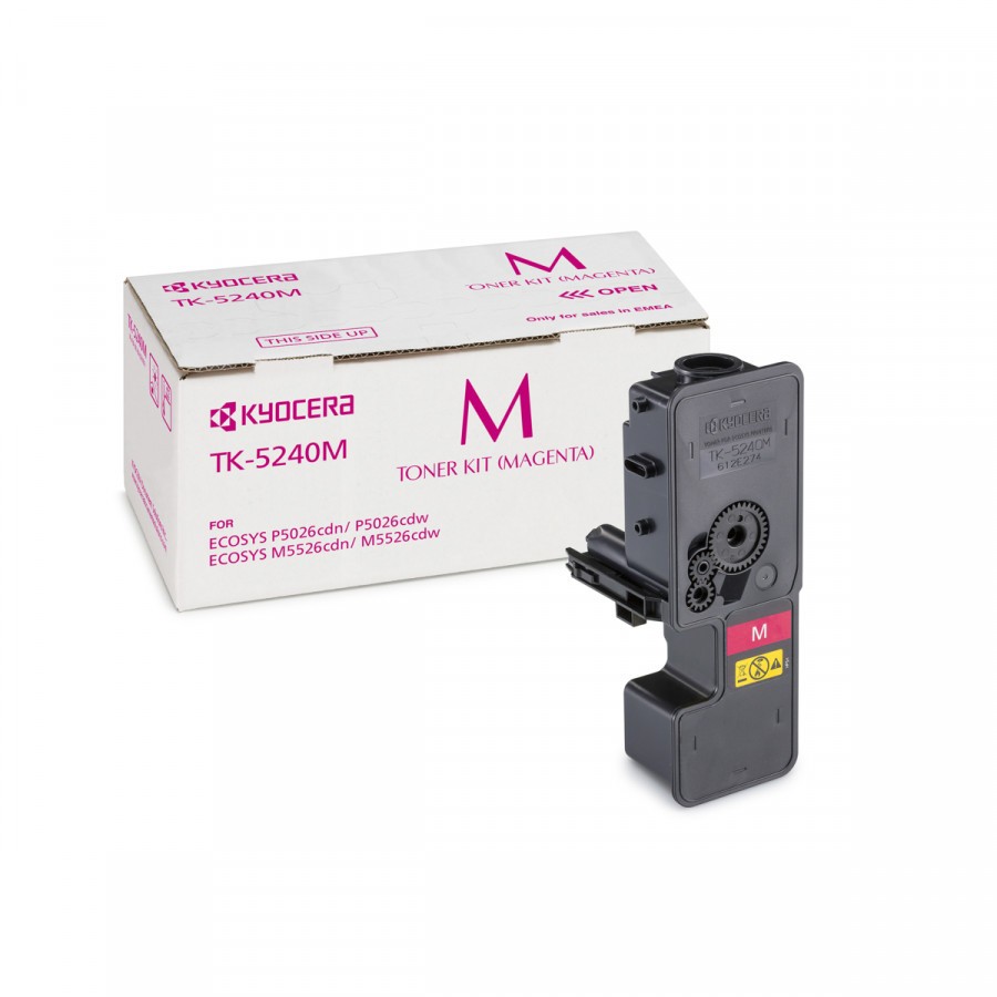Kyocera Mita TK-5240M purpurový (magenta) originálny toner.
Originálny toner = záruka priamo od výrobcu tlačiarne
100 % použitie v tlačiarni - bezproblémové fungovanie s vašou tlačiarňou
Použitím originálnej náplne predlžujete životnosť tlačiarne
Osvedčená špičková kvalita - vysoko kvalitná a spoľahlivá tlač originálnou tlačovou kazetou od prvej do poslednej stránky
Trvalé a profesionálne výsledky tlače - dlhodobá udržateľnosť tlače
Kratšia prodleva pri tlači stránok
Garancia Vašej spokojnosti s použitím našej originálnej náplne
Zabezpečujeme bezplatnú recykláciu originálnych náplní
Zlyhanie náplne v menej ako 1% prípadov
Jednoduchá a rýchla výmena náplne

Kód výrobcu: 1T02R7BNL0