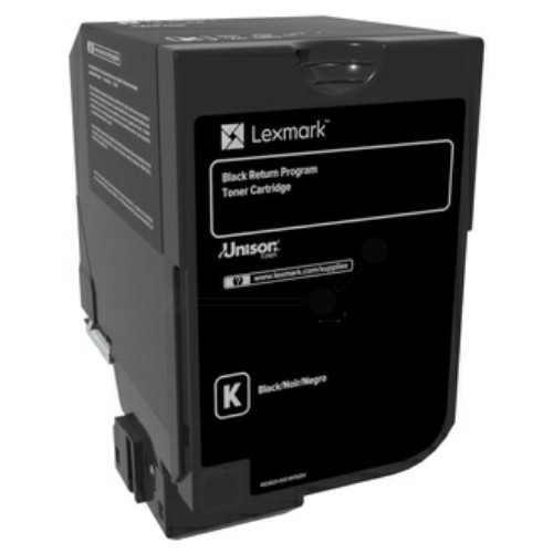 Lexmark 74C2SKE čierny (black) originálny toner.
Originálny toner = záruka priamo od výrobcu tlačiarne
100 % použitie v tlačiarni - bezproblémové fungovanie s vašou tlačiarňou
Použitím originálnej náplne predlžujete životnosť tlačiarne
Osvedčená špičková kvalita - vysoko kvalitná a spoľahlivá tlač originálnou tlačovou kazetou od prvej do poslednej stránky
Trvalé a profesionálne výsledky tlače - dlhodobá udržateľnosť tlače
Kratšia prodleva pri tlači stránok
Garancia Vašej spokojnosti s použitím našej originálnej náplne
Zabezpečujeme bezplatnú recykláciu originálnych náplní
Zlyhanie náplne v menej ako 1% prípadov
Jednoduchá a rýchla výmena náplne

Kód výrobcu: 74C2SKE