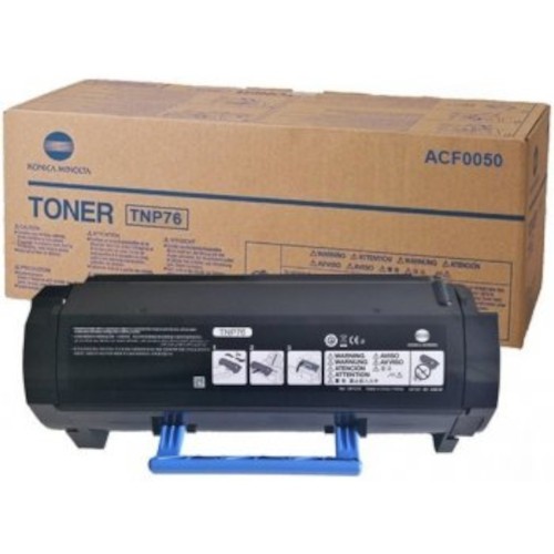 Konica Minolta TNP76K ACF0050 čierny (black) originálny toner.
Originálny toner = záruka priamo od výrobcu tlačiarne
100 % použitie v tlačiarni - bezproblémové fungovanie s vašou tlačiarňou
Použitím originálnej náplne predlžujete životnosť tlačiarne
Osvedčená špičková kvalita - vysoko kvalitná a spoľahlivá tlač originálnou tlačovou kazetou od prvej do poslednej stránky
Trvalé a profesionálne výsledky tlače - dlhodobá udržateľnosť tlače
Kratšia prodleva pri tlači stránok
Garancia Vašej spokojnosti s použitím našej originálnej náplne
Zabezpečujeme bezplatnú recykláciu originálnych náplní
Zlyhanie náplne v menej ako 1% prípadov
Jednoduchá a rýchla výmena náplne

Kód výrobcu: ACF0050