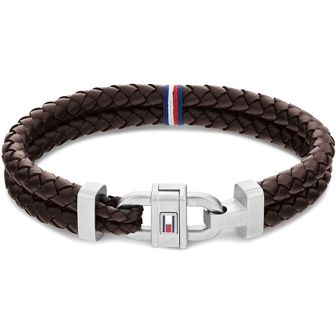 Tommy Hilfiger Štýlový kožený náramok s oceľovou ozdobou 2790363.