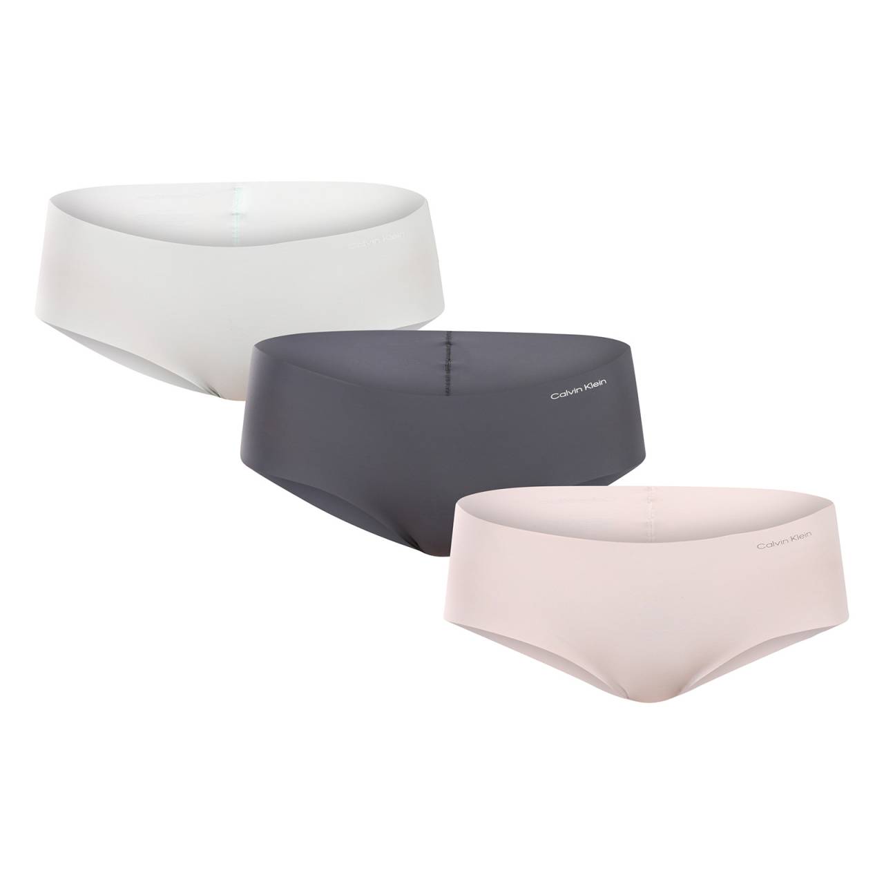 3PACK dámske nohavičky Calvin Klein bezšvové viacfarebné (QD3559E-WAK) L.
Objavte kúzlo neviditeľného pohodlia s bezšvovými dámskymi nohavičkami Calvin Klein.
Inovatívny materiál pre každodenné pohodlie
Bezšvové nohavičky Calvin Klein sú vyrobené z vysoko kvalitného syntetického vlákna, ktoré kombinuje polyamid a elastan.
Minimalistický dizajn s ikonickým logom Calvin Klein
Bezšvové spracovanie dodáva nohavičkám dokonale hladký vzhľad, ktorý nie je viditeľný ani pod najpriliehavejším oblečením.
Výhody, ktoré si zamilujete

Bezšvový strih: Neviditeľné pod oblečením a dokonale pohodlné.
Ultrajemný materiál: Mäkký na dotyk, elastický a priedušný.
Nadčasový štýl Calvin Klein: Kombinácia elegancie a funkčnosti.

Spodná bielizeň Calvin Klein je obľúbená u ľudí po celom svete
Výnimočná spodná bielizeň Calvin Klein je základom módneho priemyslu.
Ako sa starať o bezšvové nohavičky Calvin Klein
Aby vaše obľúbené spodné prádlo zostalo dlho v perfektnom stave, odporúčame dodržiavať tieto pokyny na údržbu.

Pranie: Per je na jemný cyklus pri maximálne 30 °C.
Sušenie: Neodporúča sa sušiť v sušičke.
Žehlenie: Nohavičky nie je potrebné žehliť.

Tip: Nájdenie obľúbeného spodného prádla môže byť niekedy zdĺhavý proces, preto chceme, aby vaše obľúbené kúsky vydržali čo najdlhšie.