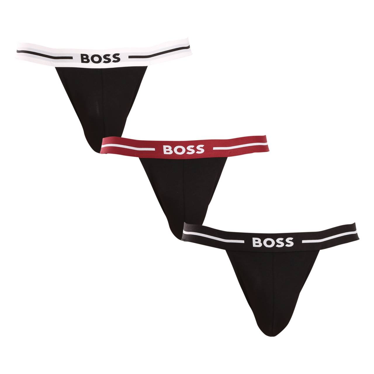 3PACK pánske jocksy BOSS viacfarebné (50517823 968) L.
Vychutnajte si maximálnu voľnosť pohybu a moderný štýl s pánskymi športovými nohavicami BOSS.
Kvalitný materiál pre pohodlie za každých okolností
Jocksy sú vyrobené z vysokokvalitnej zmesi bavlny a elastanu, ktorá zaručuje, že spodná bielizeň je mäkká, priedušná a pružná.
Moderný dizajn a sofistikovaný strih pre sebavedomých mužov
Minimalistický dizajn pánskych suspenzorov zdobí výrazný elastický pás s logom BOSS, ktorý im dodáva moderný vzhľad.
Prečo sa oplatí vyskúšať jocksy BOSS

Maximálne pohodlie: Vďaka mäkkému bavlnenému materiálu sa budete cítiť skvele po celý deň.
Ideálne na šport a aktívny životný štýl: Strih poskytuje voľnosť pohybu a optimálnu podporu tam, kde je potrebná.
Moderný dizajn: Minimalistický vzhľad s odvážnymi detailmi je stelesnením štýlu.

Spodná bielizeň BOSS vám poskytne jedinečný štýl a pohodlie
Kto by nepoznal ikonickú značku Hugo Boss?
Ako sa mám starať o svoje džínsy BOSS?

Pranie: Odporúčame prať pri maximálnej teplote 30 °C s podobnými farbami.
Sušenie: Sušenie v bubnovej sušičke neodporúčame, aby sa zachovala pružnosť materiálu.

Tip: Nájsť ten správny kus spodnej bielizne, ktorý vám dokonale padne, môže byť náročné.