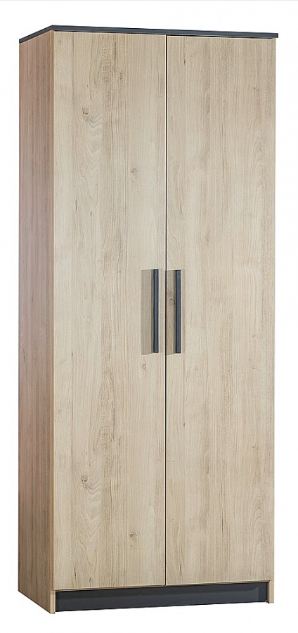 Dvojdverová šatníková skriňa colin - dub kestína/šedá.

 

Šatníková skriňa s 2 dverami ponúka police a jednu šatníkovú tyč a je ideálna do všetkých menších priestorov.

 

Dvojdverová šatníková skriňa Colin je vyrobená z lamina 1.

 

Rozmery dvojdverovej šatníkovej skrine Colin sú 85x209x53cm (š, v, h).

 

Všetky produkty z kolekcie Colin nájdete nižšie v súvisiacich produktoch.