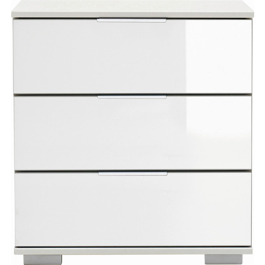 Carryhome NOČNÝ STOLÍK, biela, 52/58/38 cm.