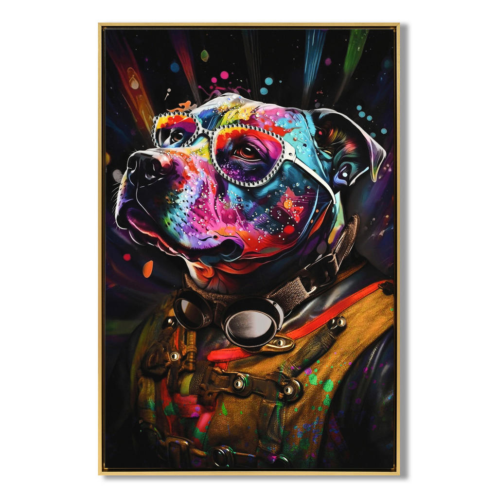 OBRAZ NA PLÁTNE, zvieratá, 62/92/4 cm.