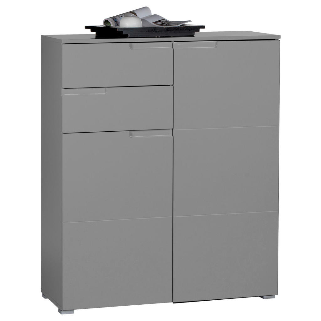 KOMODA, sivá, 100/119/40 cm.