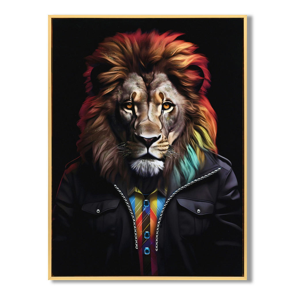 OBRAZ NA PLÁTNE, zvieratá, 52.5/72.5/2.8 cm.