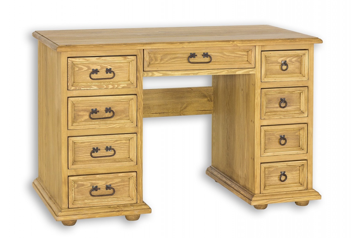 Písací stôl z masívu bik 04a sedliacky - k15 hnedá borovica.

 

Vďaka ručnej práce a masívnemu drevu je každý kus nábytku jedinečný.

 

Z dôvodu výroby sedliackeho nábytku na zákazku, sme nútení požadovať od zákazníka zálohu v minimálnej výške 20 - 40 € podľa hodnoty nábytku.

 