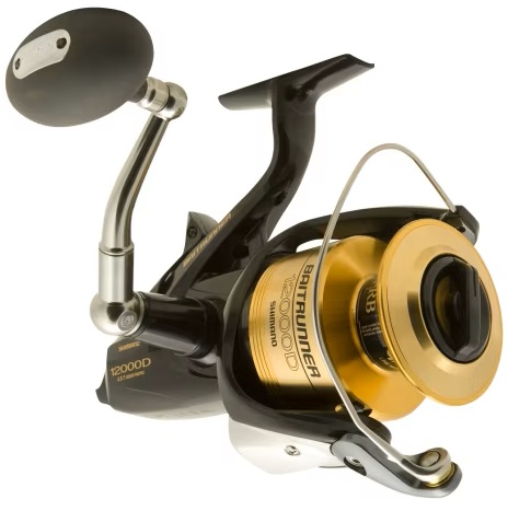 Shimano navijak baitrunner 12000 d.
 Široká škála veľkostí a všestranný výkon robí z Baitrunner D bezpečnú voľbu, ak sa stretnete so širokou škálou rybolovu, od kaprov po šťuky a sumca.
 Sila Baitrunnera D pochádza zo Shielded A-RB ložísk, obrobenej hliníkovej rukoväte a prevodového pomeru s vysokým krútiacim momentom.