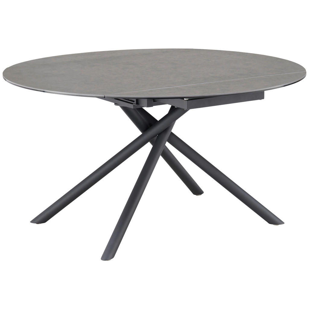 MID.YOU JEDÁLENSKÝ STÔL, antracitová, čierna, 90-140/140/76 cm.