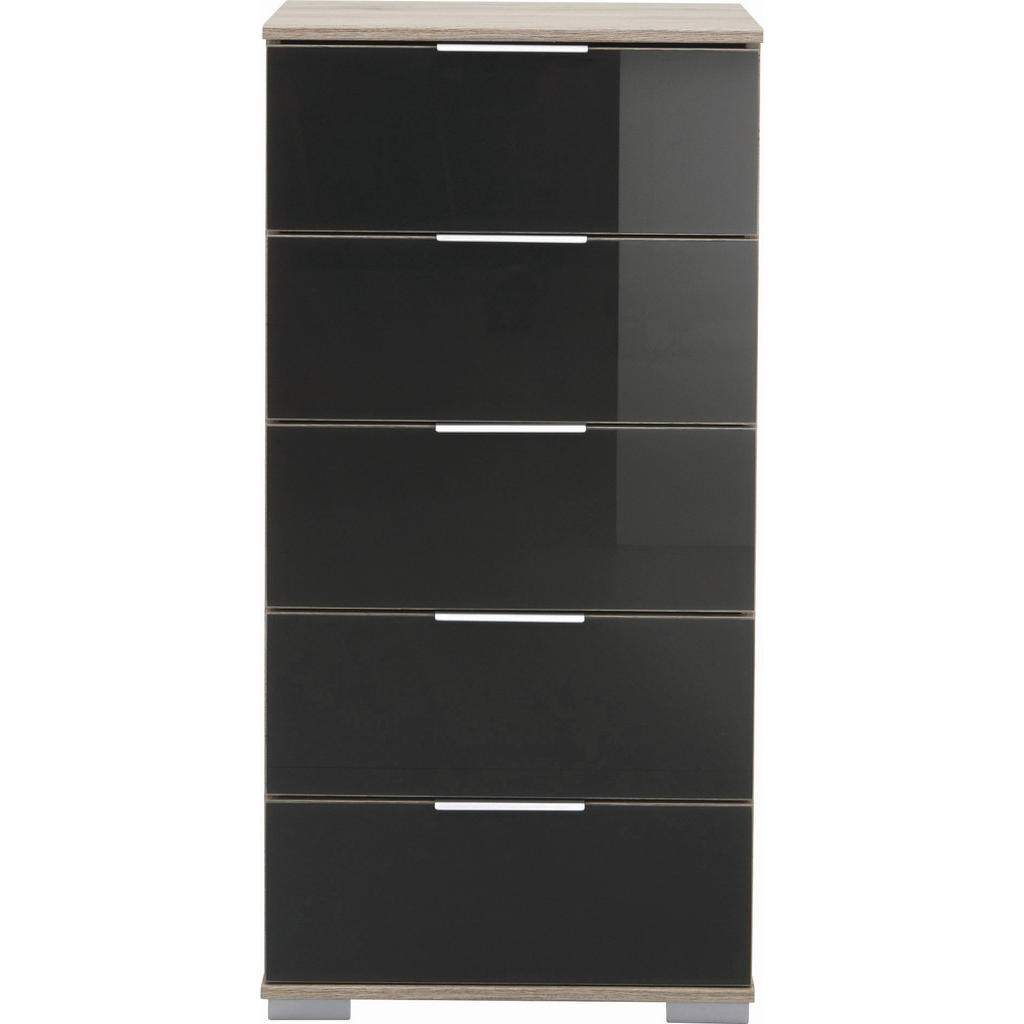 Carryhome KOMODA, sivá, farba duba, 49/102/41 cm.