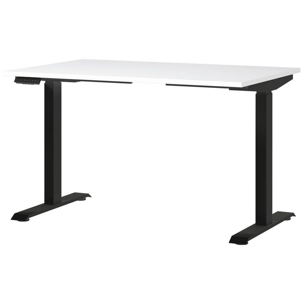 Novel PÍSACÍ STÔL, čierna, biela, 120/80/72-118 cm.