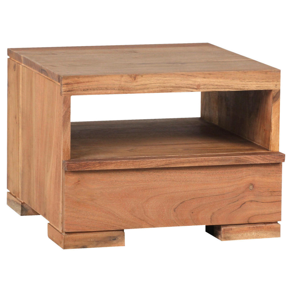 MID.YOU NOČNÝ STOLÍK, akácia, farba akácie, 40/30/40 cm.