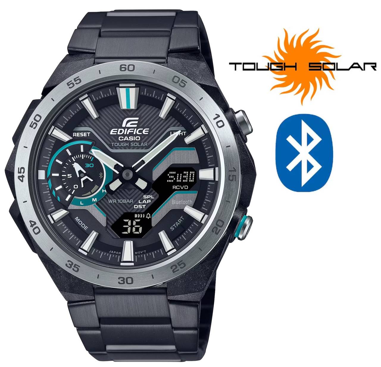 Casio Edifice Windflow Bluetooth Connected Solar ECB-2200DD-1AEF (675).