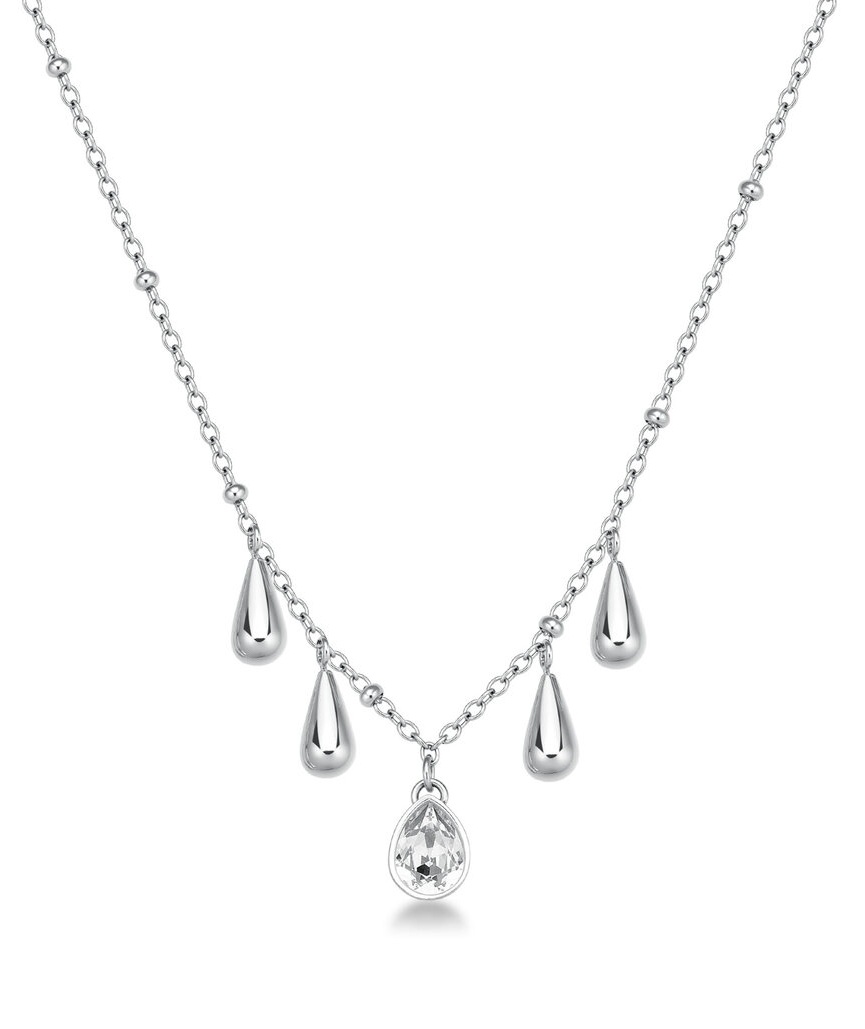 Brosway Dámsky oceľový náhrdelník s príveskami Tear Drop Perfect BPC38.