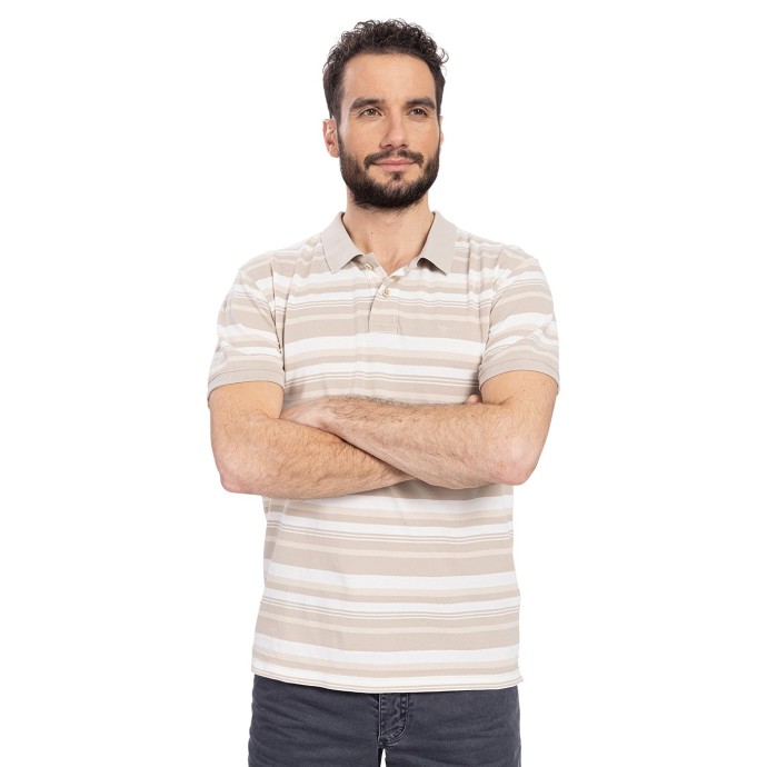 Bushman Pánske tričko Dante, béžové L.