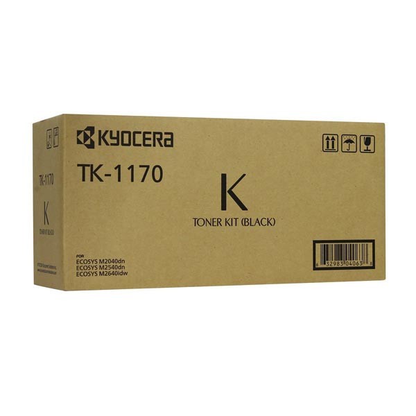 Kyocera Mita TK-1170 čierný (black) originálny toner.
Originálny toner = záruka priamo od výrobcu tlačiarne
100 % použitie v tlačiarni - bezproblémové fungovanie s vašou tlačiarňou
Použitím originálnej náplne predlžujete životnosť tlačiarne
Osvedčená špičková kvalita - vysoko kvalitná a spoľahlivá tlač originálnou tlačovou kazetou od prvej do poslednej stránky
Trvalé a profesionálne výsledky tlače - dlhodobá udržateľnosť tlače
Kratšia prodleva pri tlači stránok
Garancia Vašej spokojnosti s použitím našej originálnej náplne
Zabezpečujeme bezplatnú recykláciu originálnych náplní
Zlyhanie náplne v menej ako 1% prípadov
Jednoduchá a rýchla výmena náplne

Kód výrobcu: 1T02S50NL0