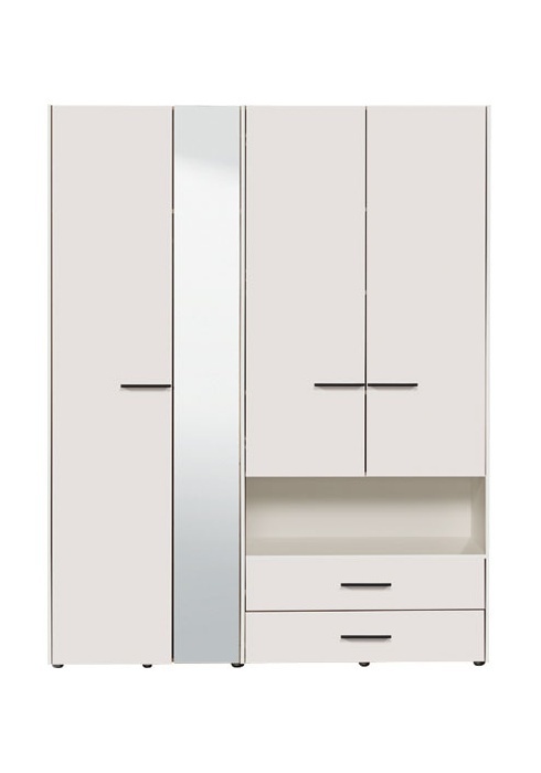 Šatníková skriňa so zrkadlom samuel 4d - biela.

 

Ak sa vám skriňu zapáčila, ale nepasuje vám farba, ponúkame túto kolekciu aj v ďalších dvoch odtieňoch, ktoré nájdete nižšie, v súvisiacich produktoch.