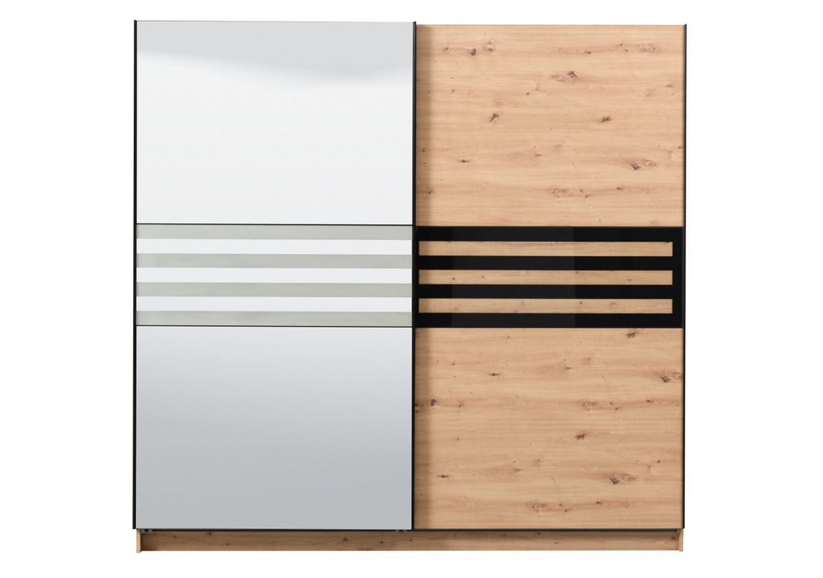 Šatníková skriňa s posuvnými dverami a zrkadlom rimini - dub.

Ku skrini je možné doobjednať tlmič dverí, vďaka ktorému bude zatváranie dverí plynulé a tiché.

 

Ak by vám nepasovalo prevedenie šatňové skrine Rimini, pozrite sa do súvisiacich produk nižšie, kde máme zobrazené aj iné varianty skríň z tejto kolekcie.