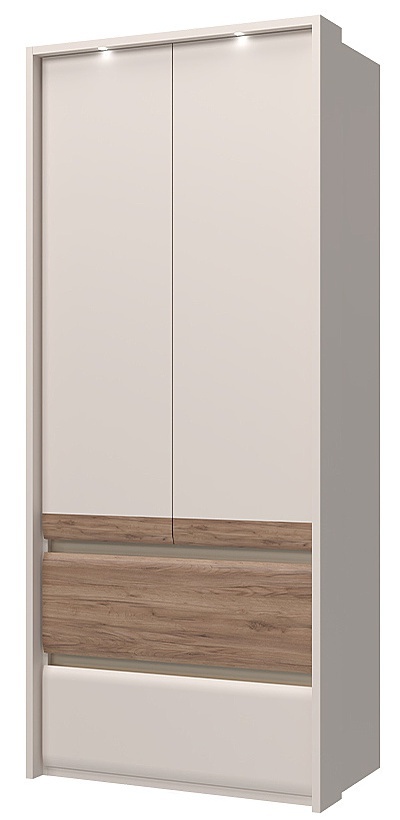 Dvojdverová šatníková skriňa s led osvetlením artemisia - dub.

 

Okrem dvoch zásuviek tu nájdeme odkladací priestor vo forme police a šatníkovej tyče.

 

Súčasťou skrine je LED osvetlenie, ktoré sa nachádza v hornej časti.

 

Rozmery dvojdverovej šatníkovej skrine s LED osvetlením Artemisia sú 97x226x60cm (š, v, h).

 

Všetky produkty z kolekcie Artemisia nájdete nižšie v súvisiacich produktoch.