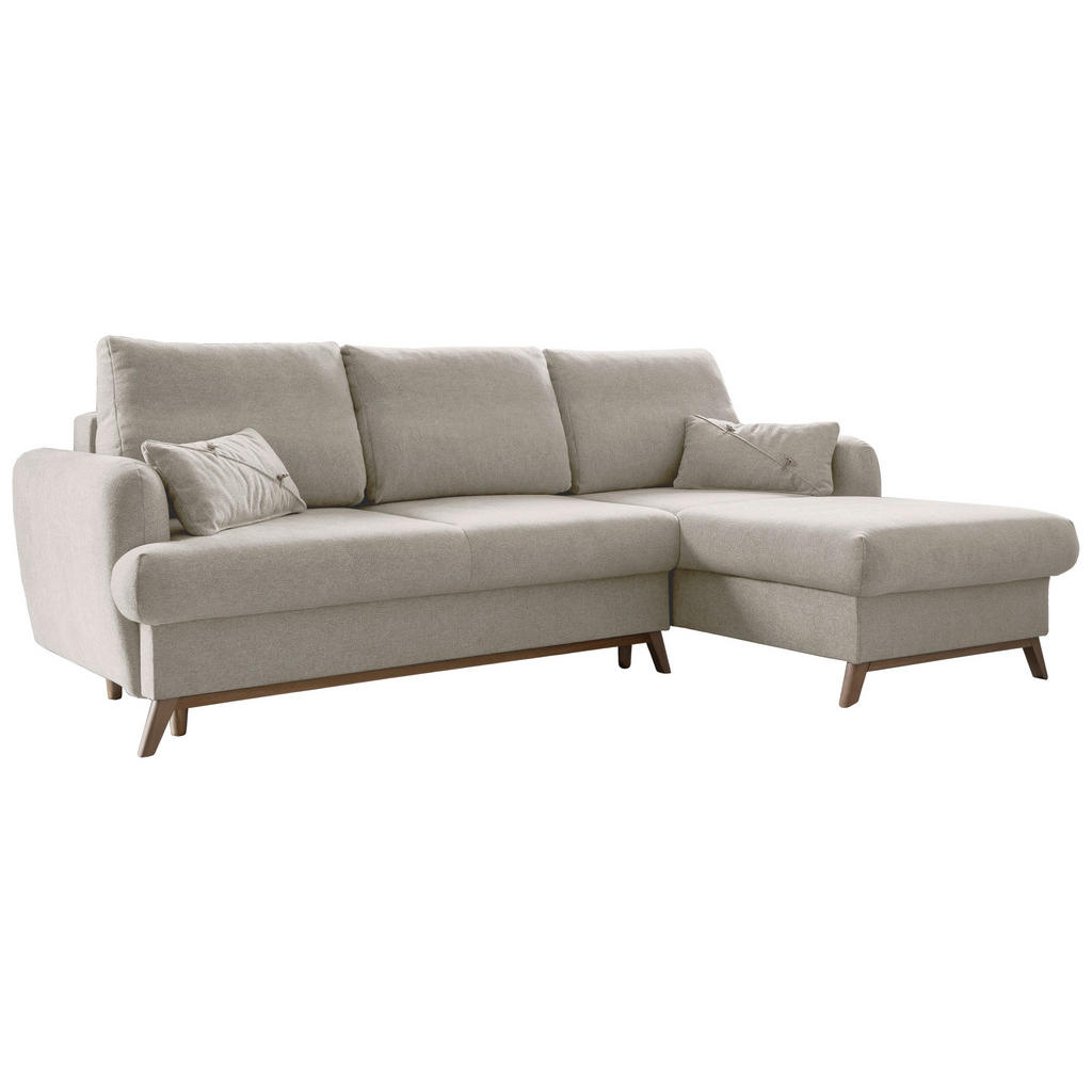 MID.YOU ROHOVÁ SEDACIA SÚPRAVA, textil, béžová.