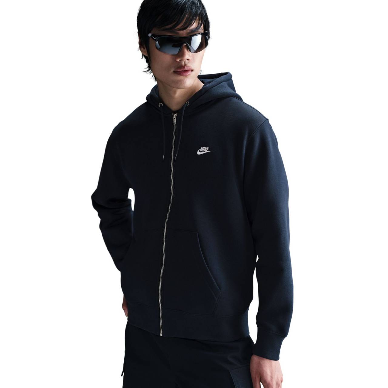 Nike Club Mens Full-Zip Fleece Hoodie S.