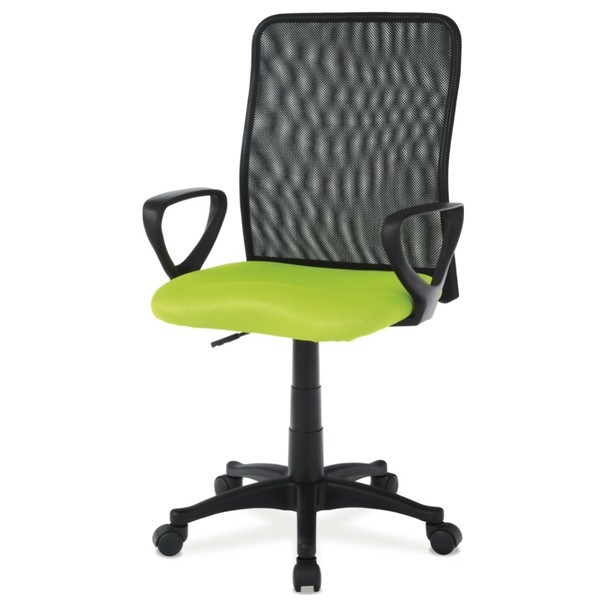 Sconto Kancelárska stolička FRESH zelená/čierna.