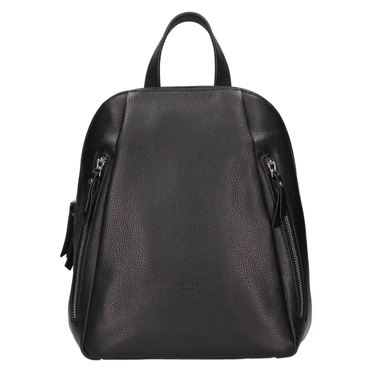 Dámsky kožený batoh Katana Eliabet - čierna.