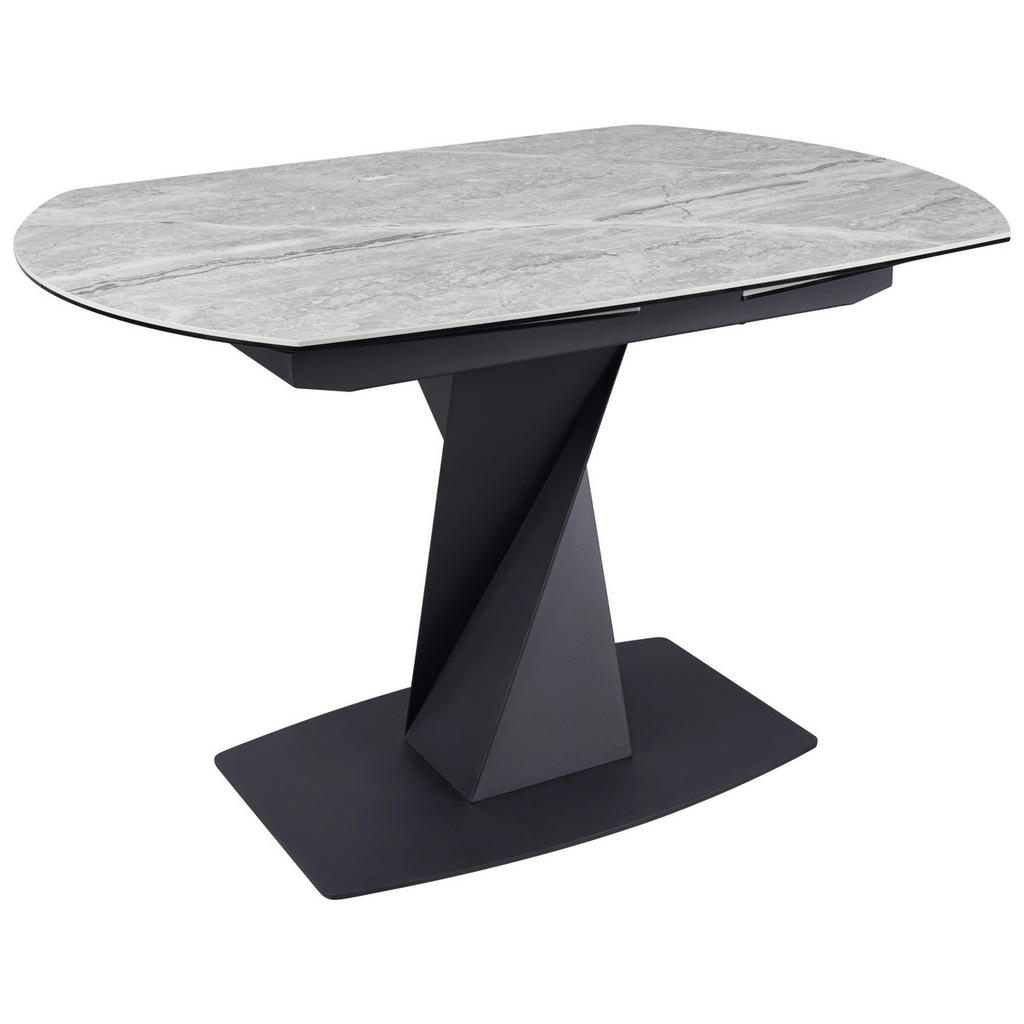 Novel JEDÁLENSKÝ STÔL, sivá, čierna, 120-178/90/76 cm.