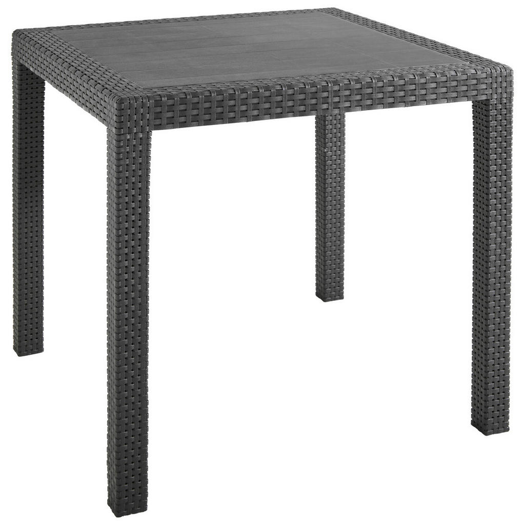 ZÁHRADNÝ STÔL, plast, 79/79/72 cm.