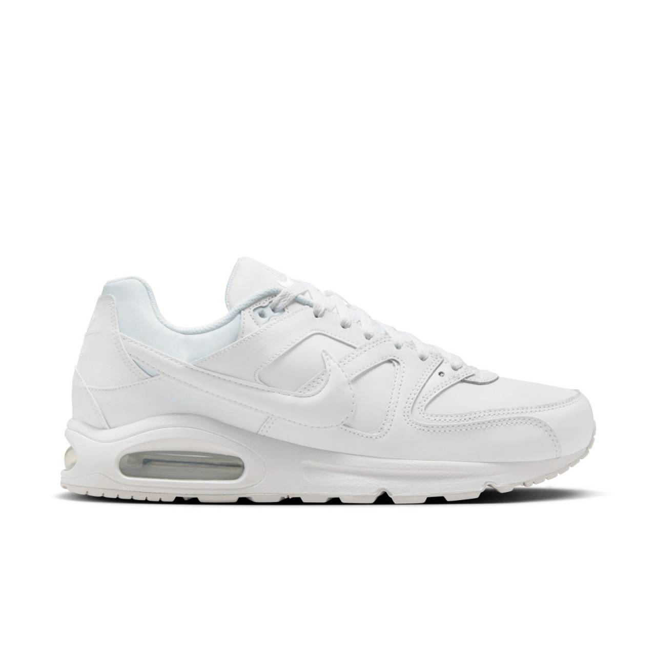 Nike Air Max Command Mens Shoe 41 WHITE/WHITE-METALLIC SILVER.