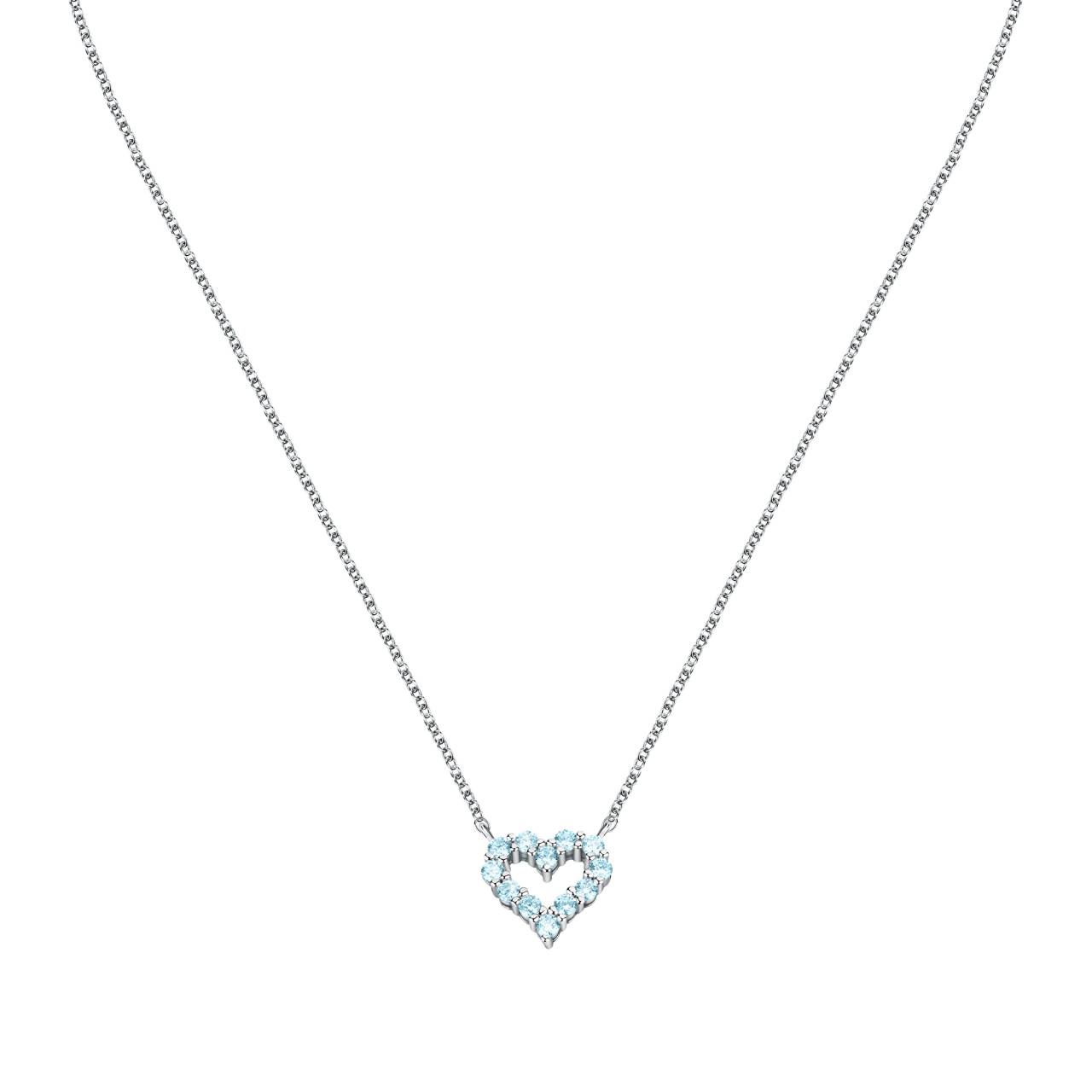 Morellato Pôvabný strieborný náhrdelník Srdiečko Tesori SAIW180.