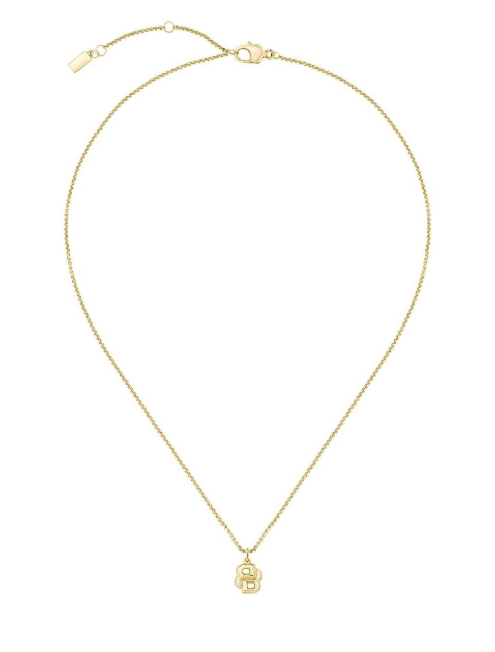 Hugo Boss Originálny dámsky pozlátený náhrdelník Double B 1580747.