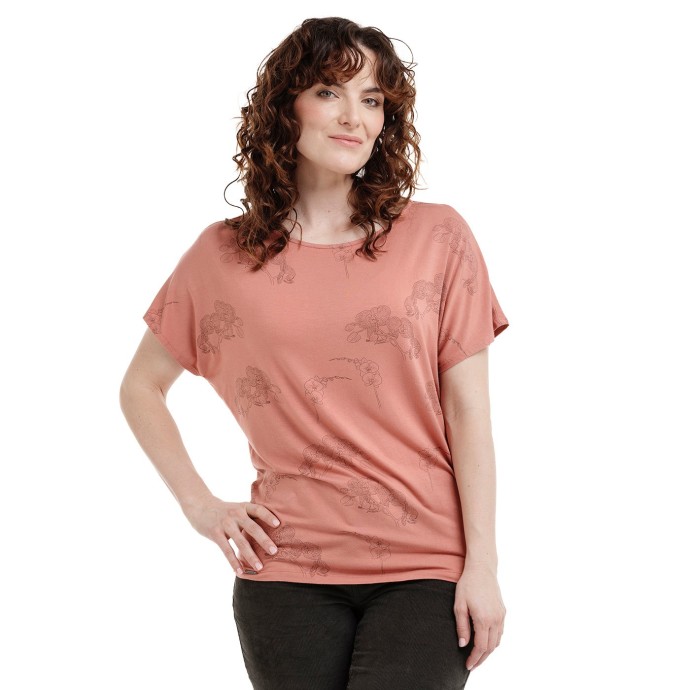 Bushman T-shirt Goa oldrose M.
 
 94% TENCEL&trade; modal.