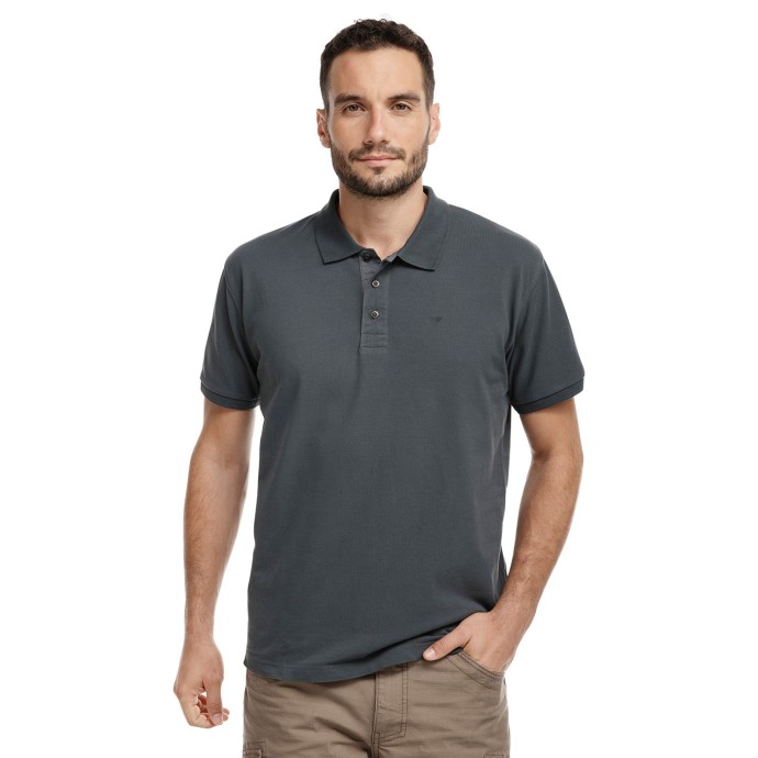 Bushman Pánske tričko Havre, tmavošedé L.