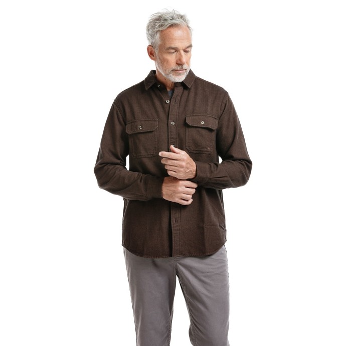 Bushman shirt Yura dark brown XXL.