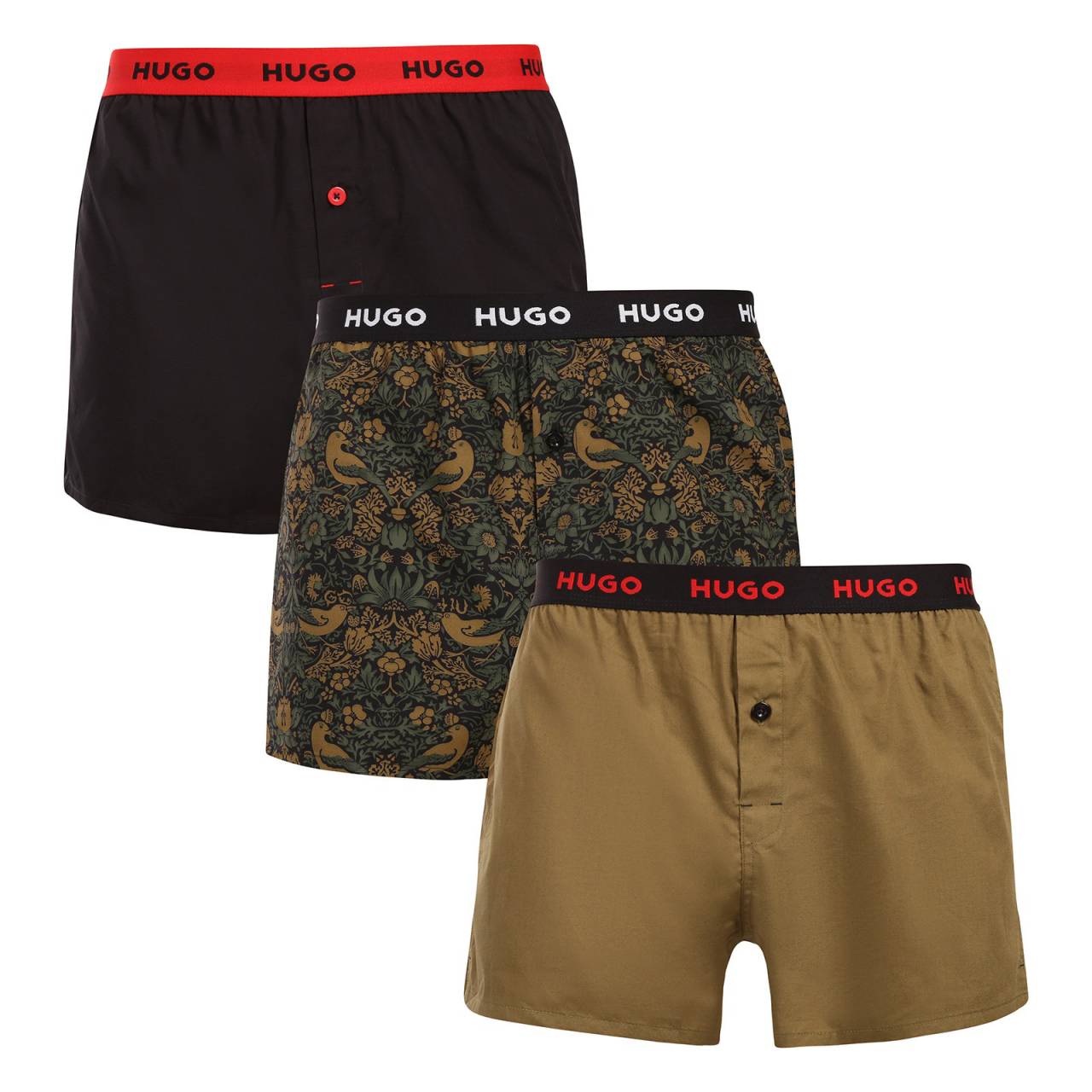 3PACK Herren Boxershorts HUGO mehrfarbig (50532565 966) XL.
Kurze Hosen sind wie geheime Superheldenabzeichen - niemand muss sie sehen, aber man weiß, dass man sie hat!
 dieser bekannten Marke zeichnen sich durch einen bequemen Schnitt aus.
Weitere Informationen finden Sie in der klassischen Produktinformation.