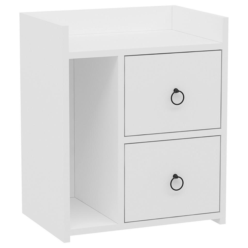 MID.YOU NOČNÝ STOLÍK, biela, 50/60/35 cm.