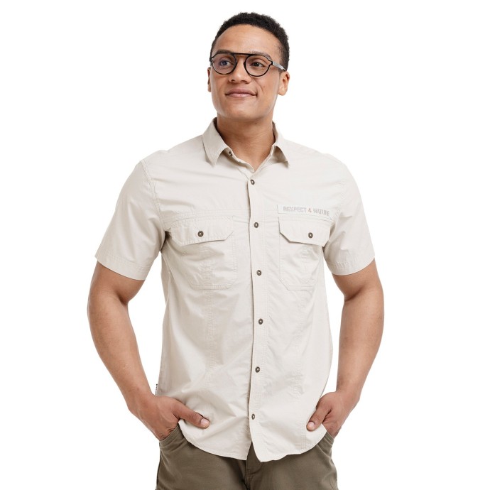 Bushman Hemd Monze beige M.