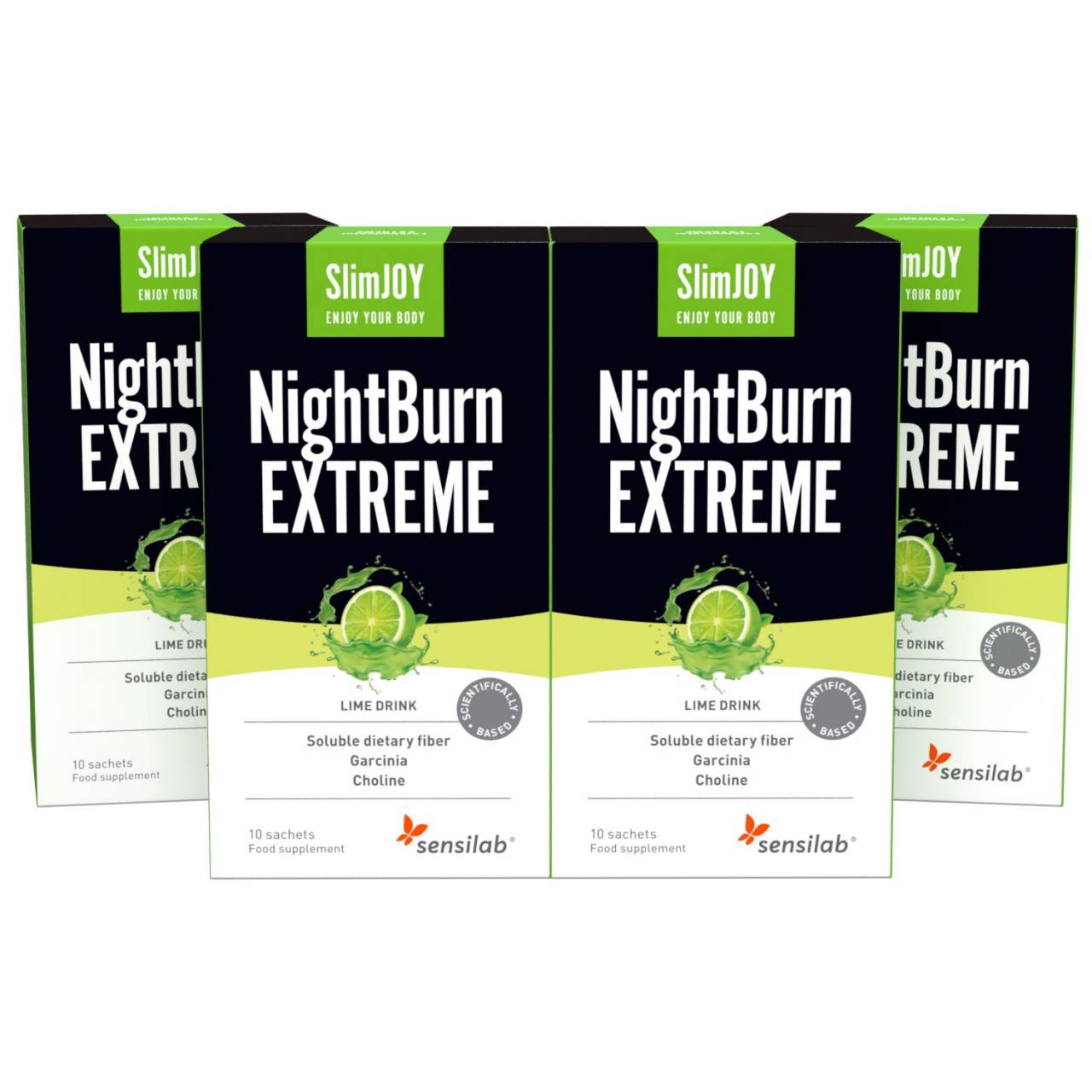 NightBurn EXTREME: 2+2 Kaupan päälle!| Rasvanpolttojuoma, joka polttaa rasvaa nukkuessa | Ilman kofeiinia | 40 päivän ohjelma | 40 annospussia |.
