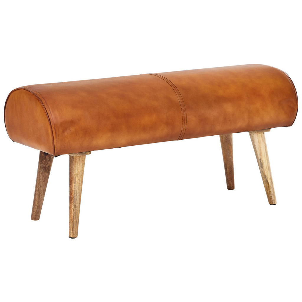 MID.YOU DLHÁ TABURETKA, koža, 100/53/40 cm.